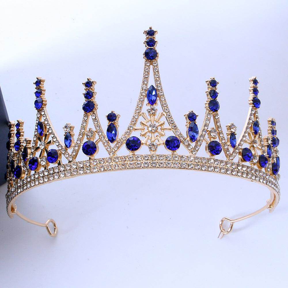 Alloy Crown wedding tiara Wedding honeymoon shoot luxury Princess tiara 651532956730 - COCOMELODY