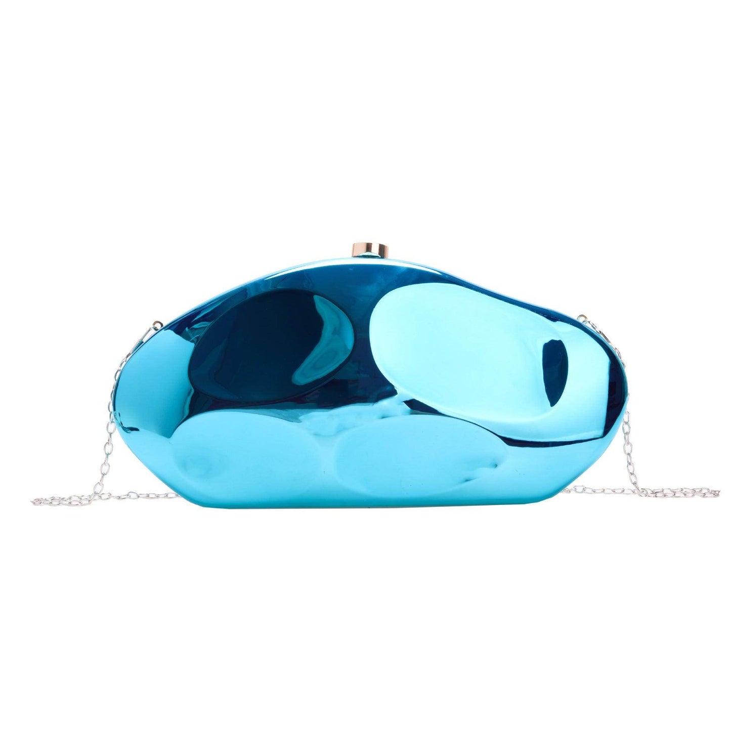 Niche design metal acrylic bag shaped stone hand bag banquet fashion exquisite small bag 799845346236 - COCOMELODY