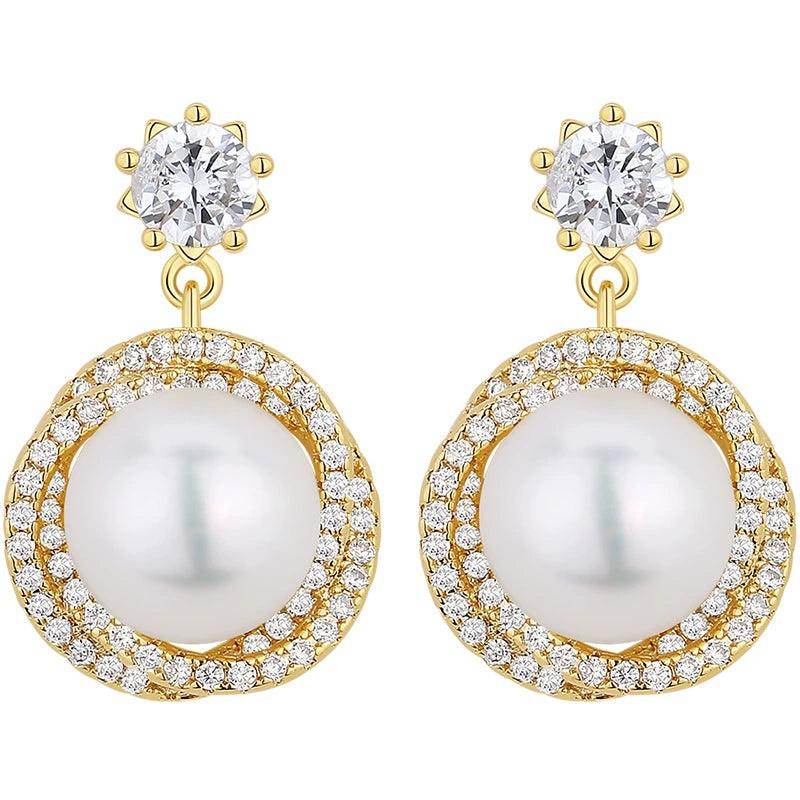 Star ring pearl earring girl light luxury 721667846903 - COCOMELODY