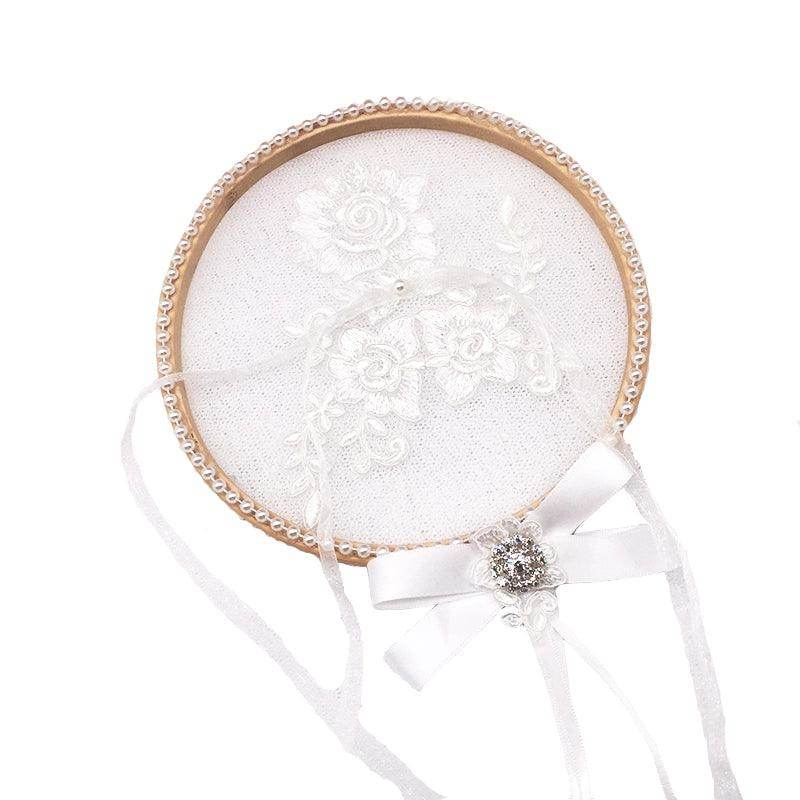 Handmade pearl bud ring pillow 599755872256 - COCOMELODY