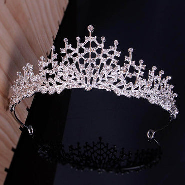 Bridal tiara Bridal Tiara Alloy bridal Tiara Headband Atmospheric Tiara 652188191347 - COCOMELODY