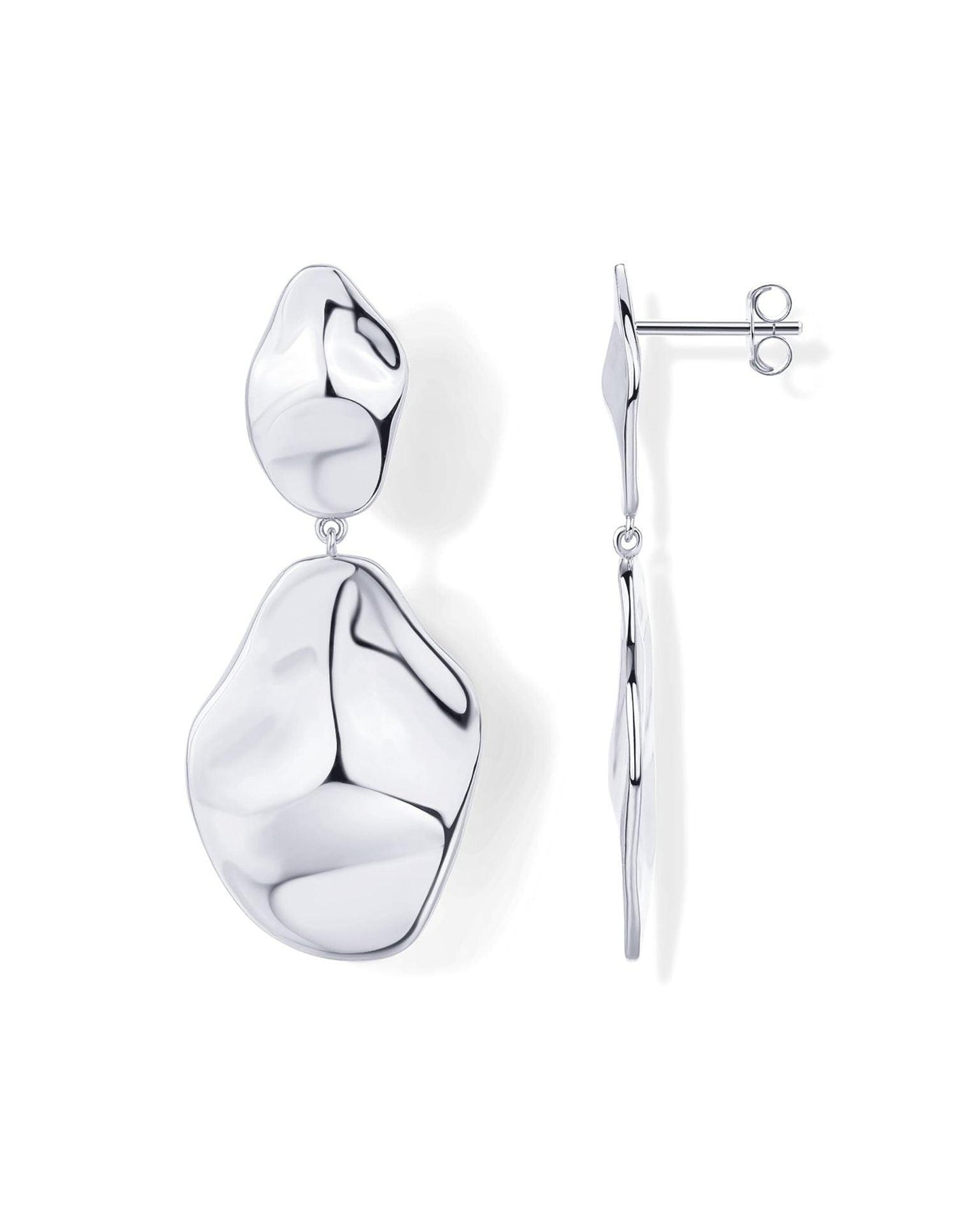 Electroplated drop percussion earrings 817357476571 - COCOMELODY