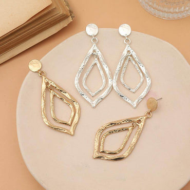 Stylish earrings with high quality geometric earrings 657592020628 - COCOMELODY