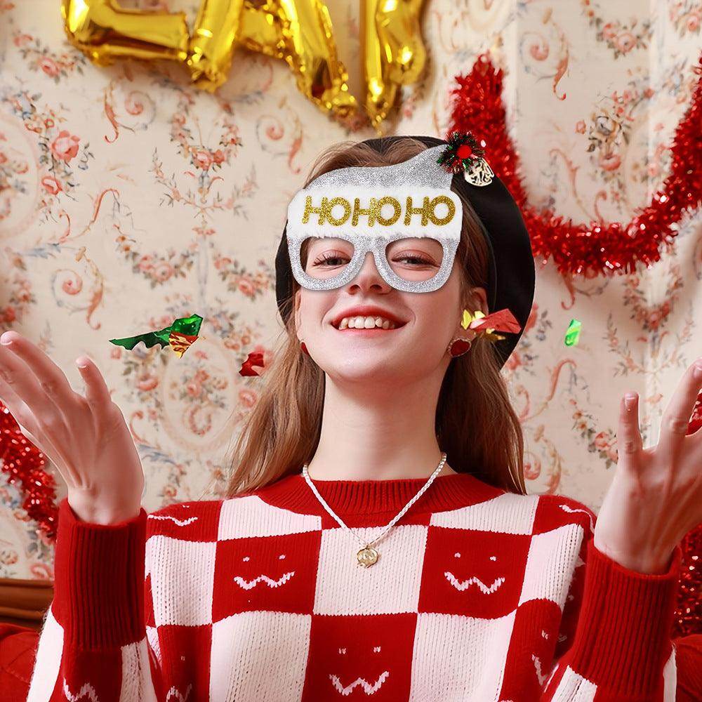 Christmas party Cartoon frame glasses for adults and children 821408242092 - COCOMELODY