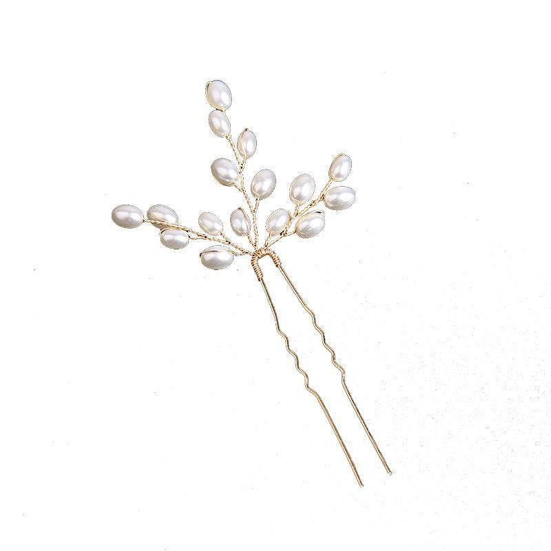 Pearl Bride Hairpins 3 pieces 6 pieces 690470947251 - COCOMELODY