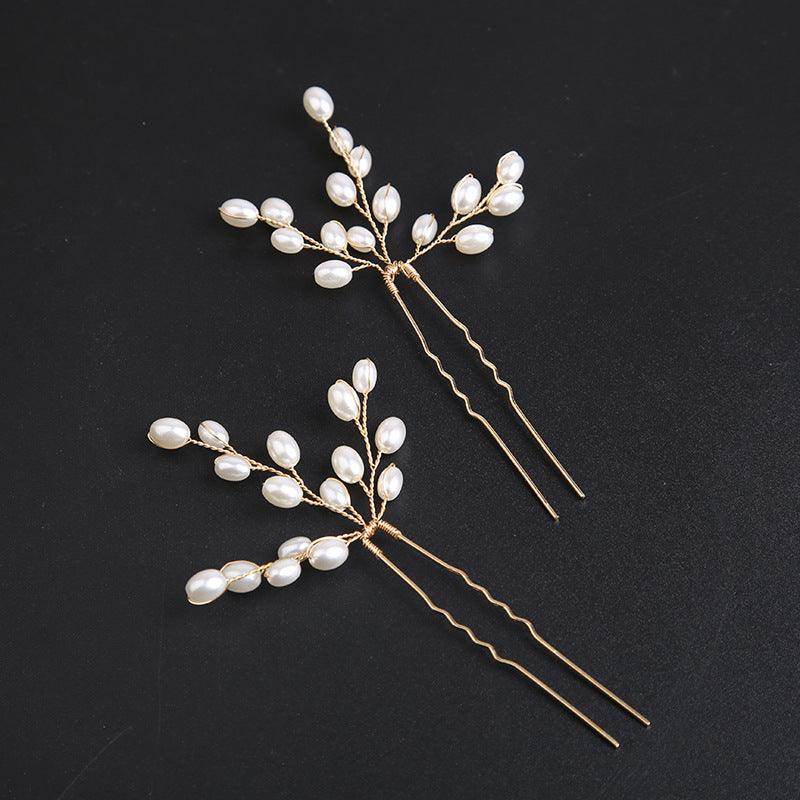 Pearl Bride Hairpins 3 pieces 6 pieces 690470947251 - COCOMELODY