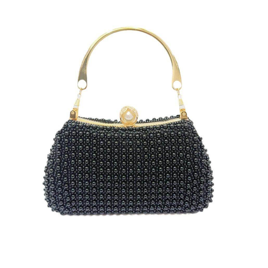 Pearl Tote Party Dress Party bag Evening bag Diagonal dinner bag 758596864368 - COCOMELODY