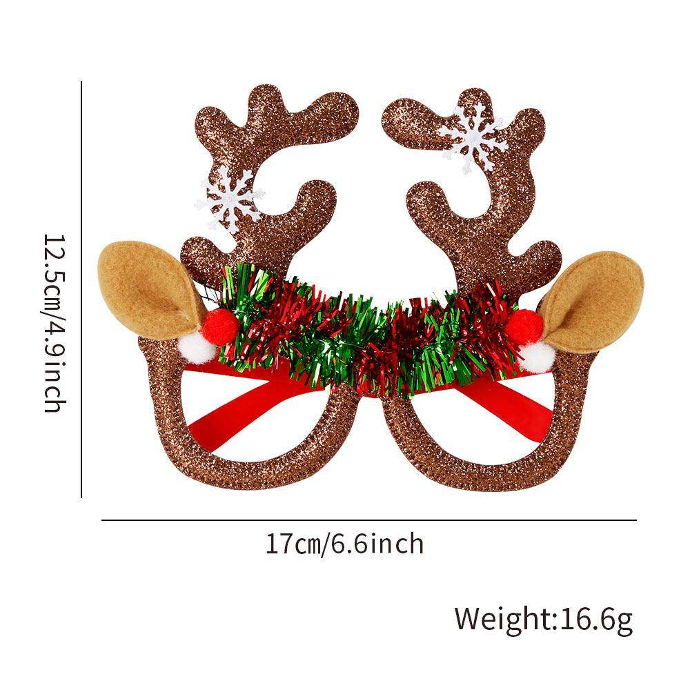 Christmas party Cartoon frame glasses for adults and children 821408242092 - COCOMELODY