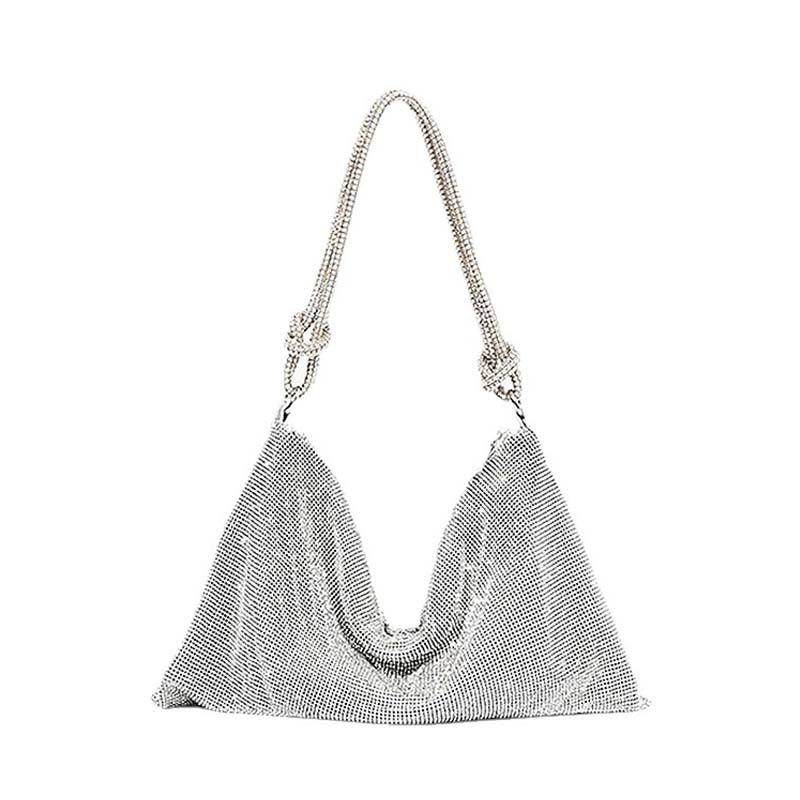 Diamond-set handbag Dinner bag Rhinestone handbag 699850474341 - COCOMELODY