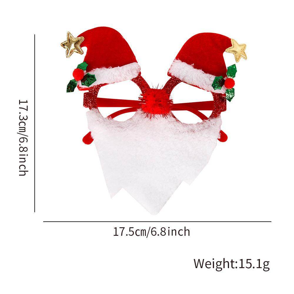 Christmas party Cartoon frame glasses for adults and children 821408242092 - COCOMELODY