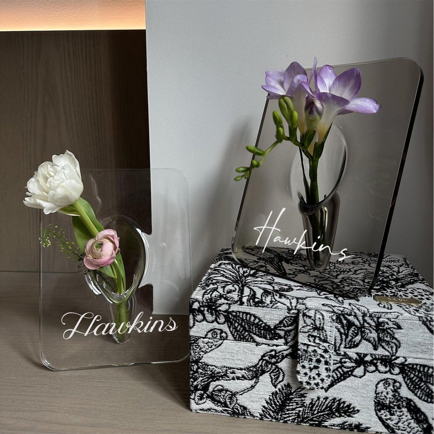 Personalized name Picture frame vase, girlfriend gift, Mother's Day gift, memorial gift 807974793340 - COCOMELODY