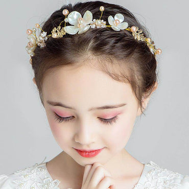 Wedding Hair Accessories for Kids, Flower Girl Hair Accessory, Princess Headpiece Flower Girl Headpiece Accessories for Birthday Party 636703894365 - COCOMELODY