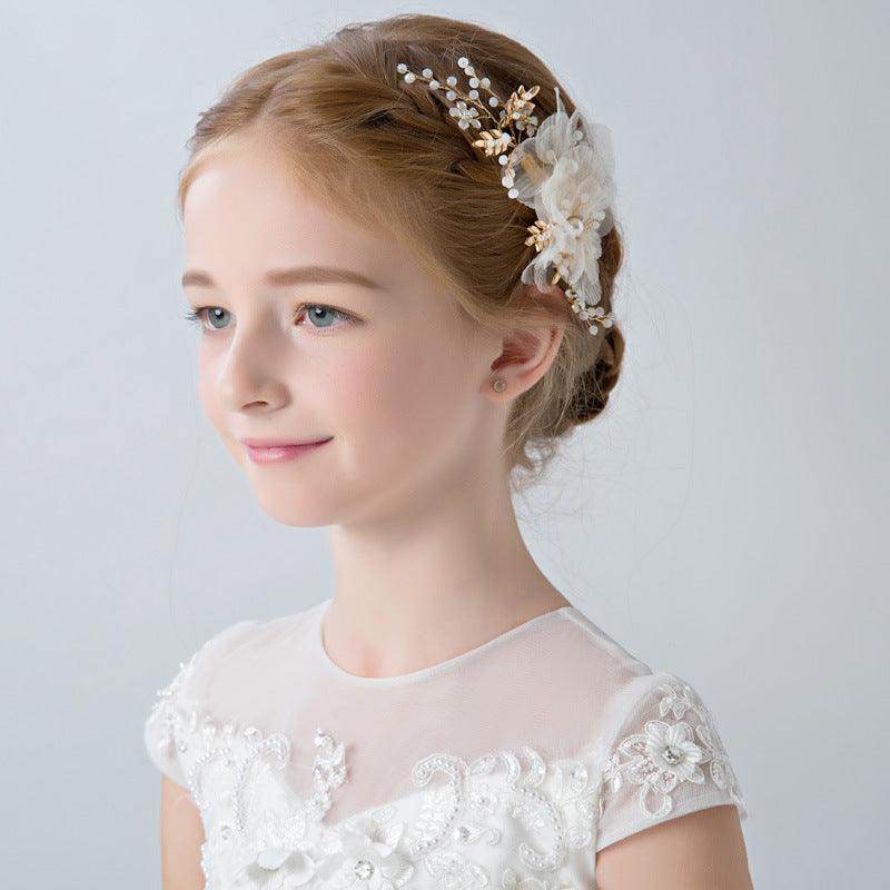 Wedding Hair Accessories for Kids, Flower Girl Hair Accessory, Princess Headpiece Flower Girl Headpiece Accessories for Birthday Party 670148158124 - COCOMELODY