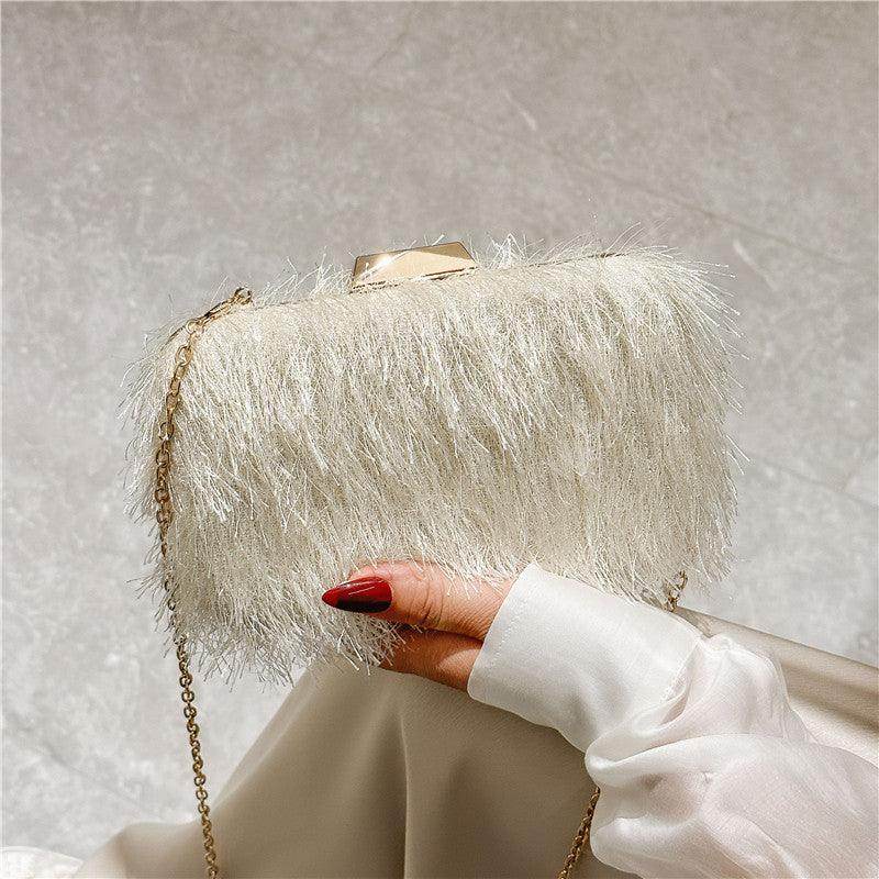 One shoulder hand holding women's bag acrylic bag 738441364695 - COCOMELODY