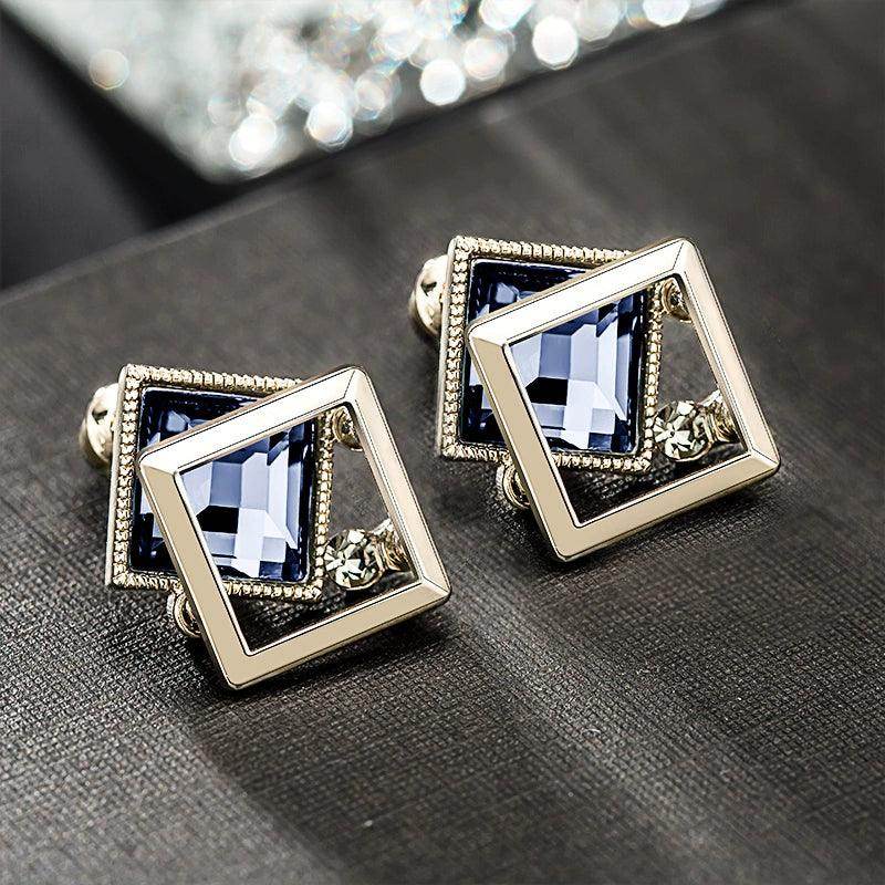 Earrings silver studs sterling silver for women 563384229720 - COCOMELODY