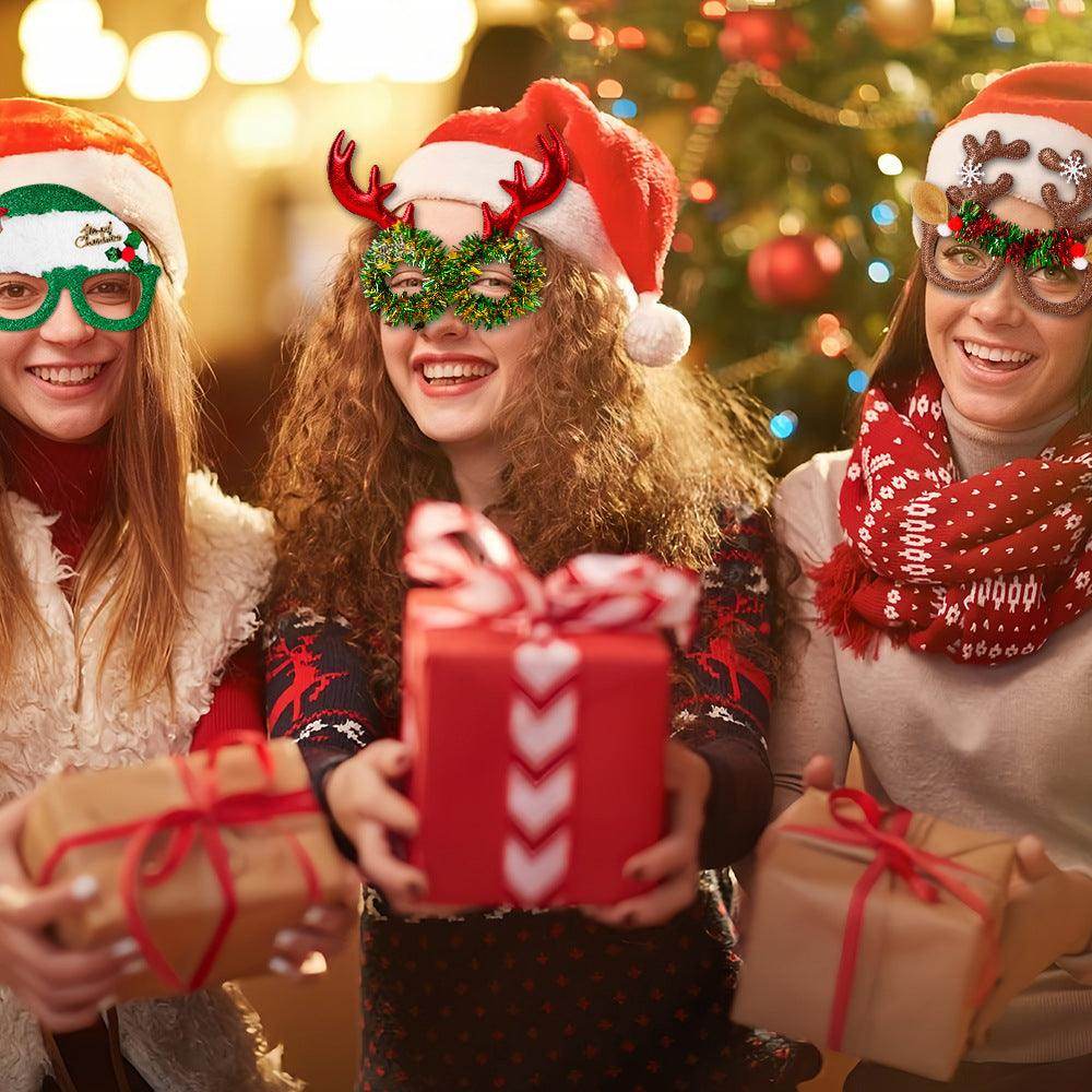 Christmas party Cartoon frame glasses for adults and children 821408242092 - COCOMELODY