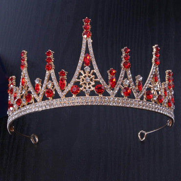 Alloy Crown wedding tiara Wedding honeymoon shoot luxury Princess tiara 651532956730 - COCOMELODY