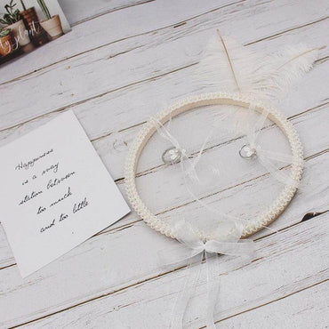 Wooden pearl ring holder 617445923079 - COCOMELODY