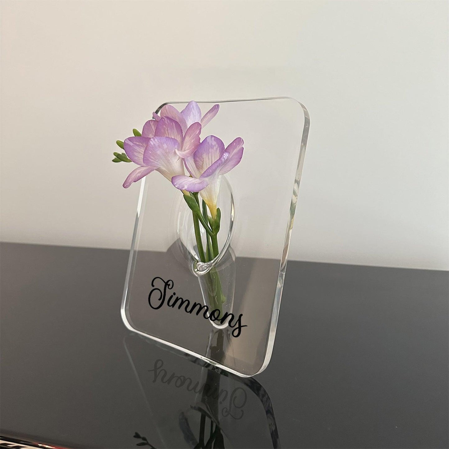 Personalized name Picture frame vase, girlfriend gift, Mother's Day gift, memorial gift 807974793340 - COCOMELODY