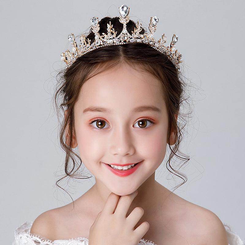 Wedding Hair Accessories for Kids, Flower Girl Hair Accessory, Princess Headpiece Flower Girl Headpiece Accessories for Birthday Party 636457342173 - COCOMELODY