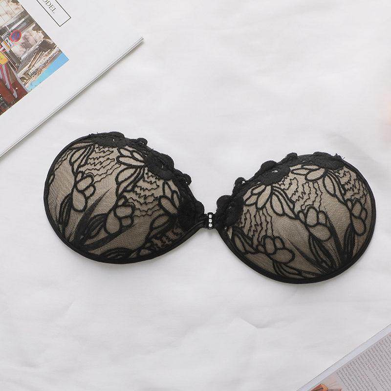 Lace round cup silicone breast patch 735327604574 - COCOMELODY