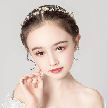 Wedding Hair Accessories for Kids, Flower Girl Hair Accessory, Princess Headpiece Flower Girl Headpiece Accessories for Birthday Party 636989440780 - COCOMELODY
