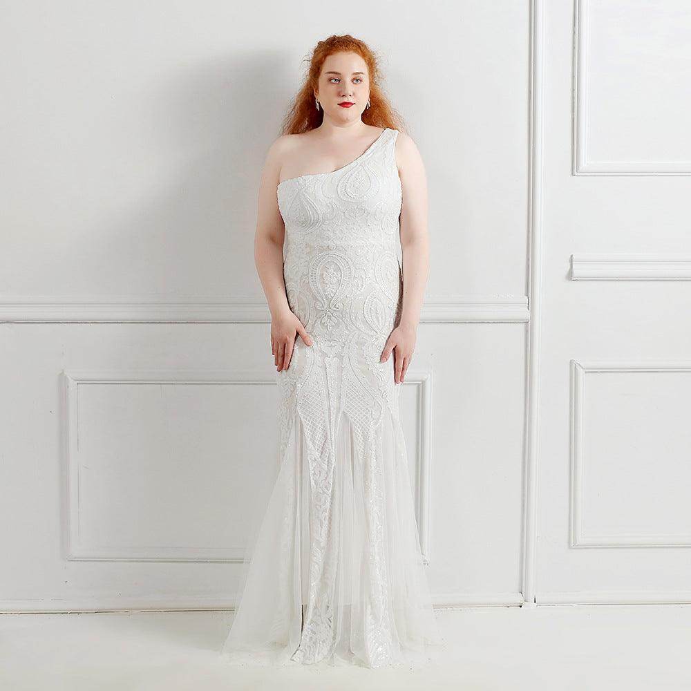 Trumpet-Mermaid Floor Length Sequins Evening Dress 646646504054 - COCOMELODY