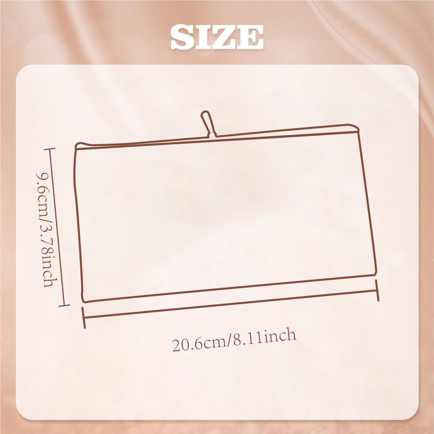 Personalized hand-held zipper makeup bag 800124335230 - COCOMELODY