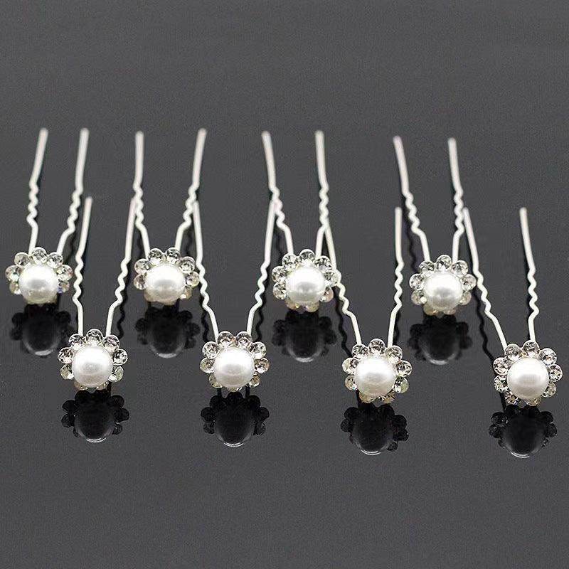 Bride Hairpins 6 pieces 12 pieces 676171402328 - COCOMELODY