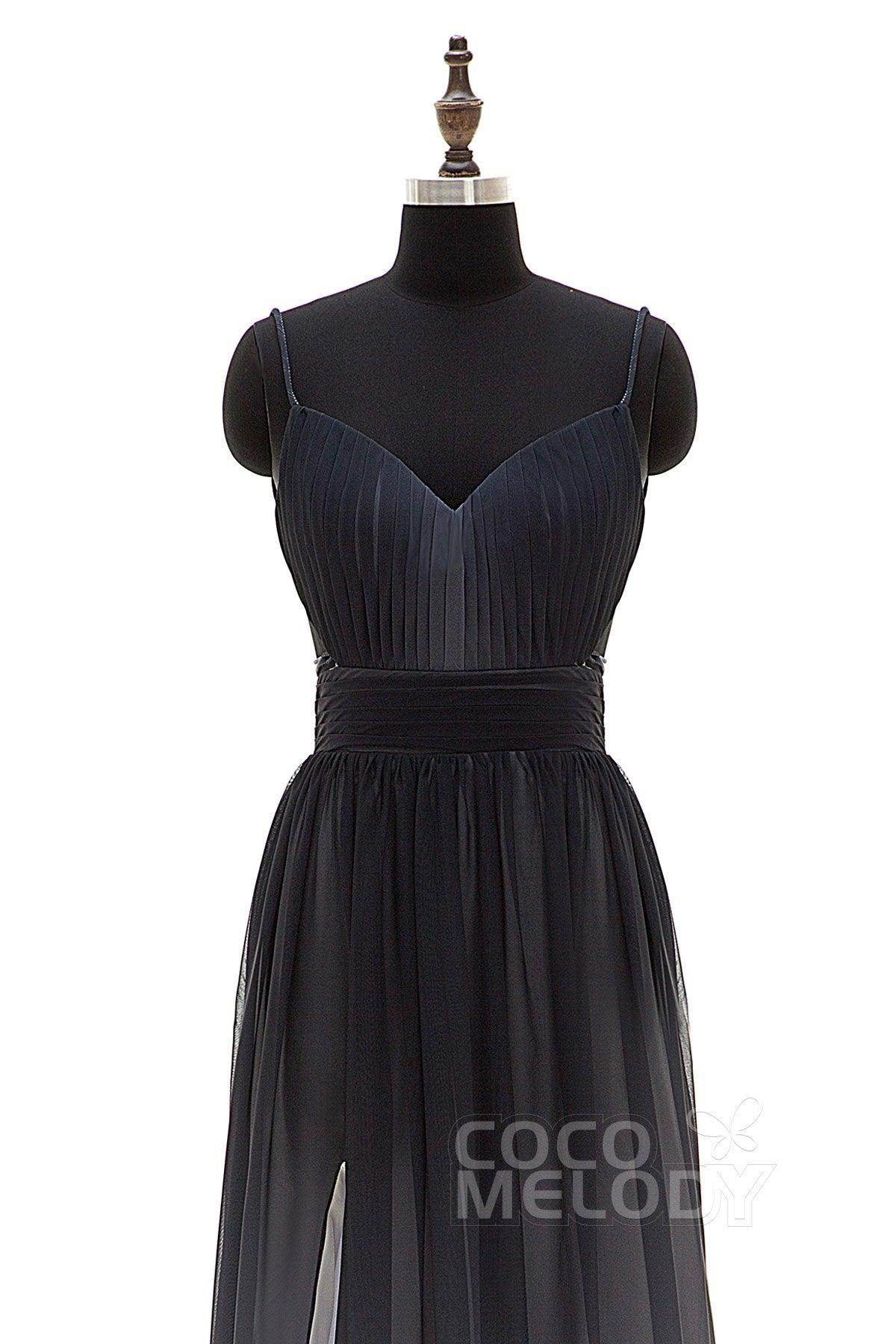 Sheath Floor Length Chiffon Ombre Bridesmaid Dress Formal Dresses PR3268 - COCOMELODY