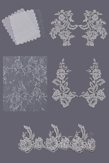 Bridal Gown CWVT15002 Fabric Swatch SWWD18001 - COCOMELODY