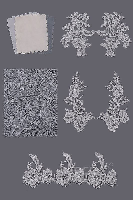 Bridal Gown CWVT15002 Fabric Swatch