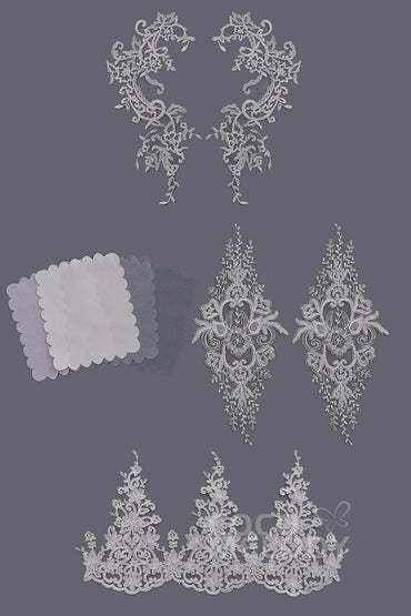 Bridal Gown LD3906 Fabric Swatch SWWD18002 - COCOMELODY