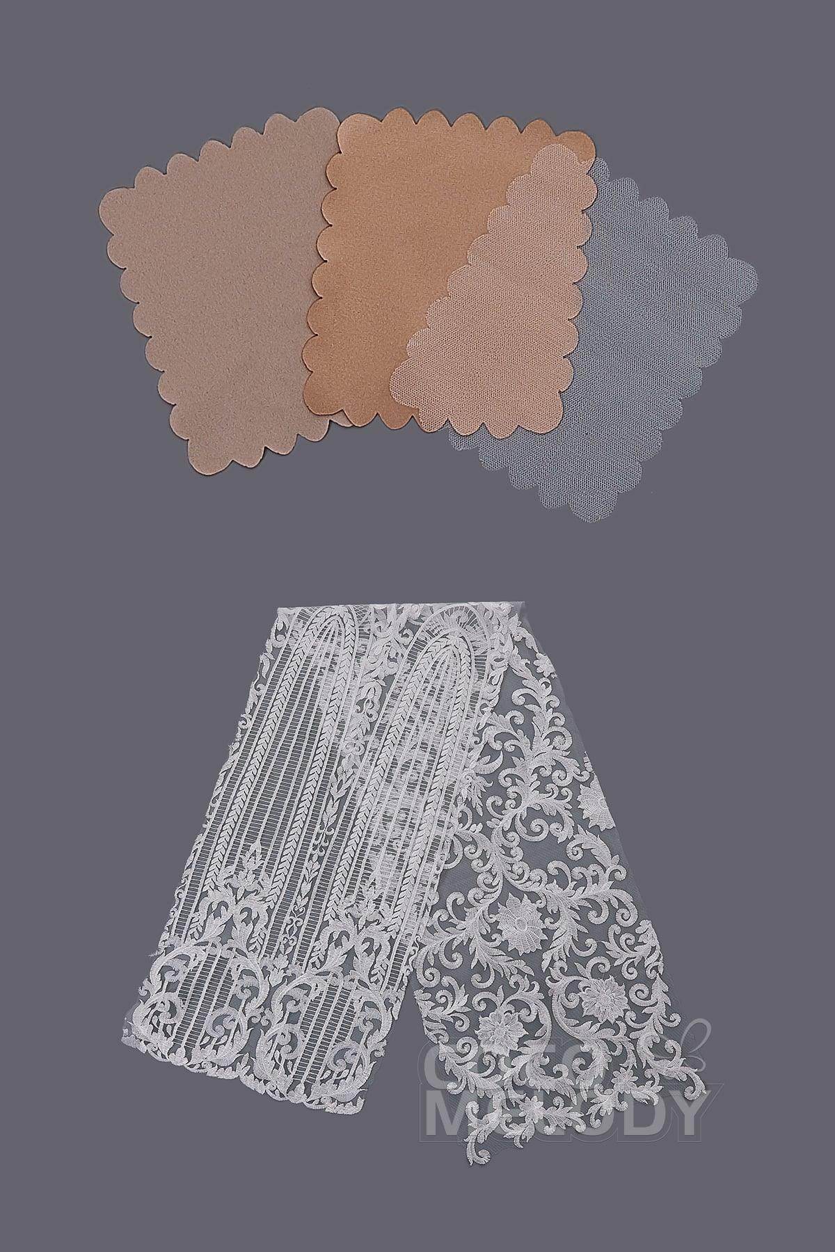 Bridal Gown LD4722 Fabric Swatch SWWD18003 - COCOMELODY