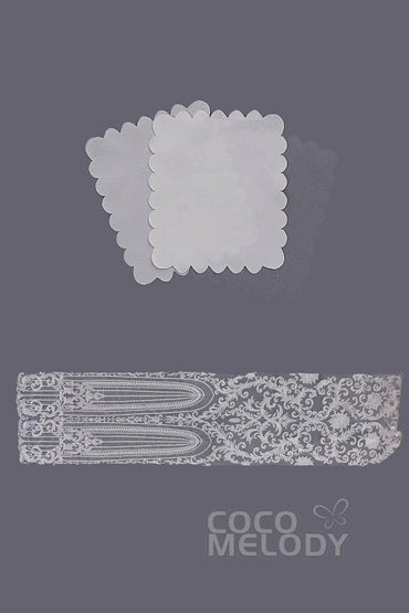 Bridal Gown LD4722 Fabric Swatch SWWD18003 - COCOMELODY