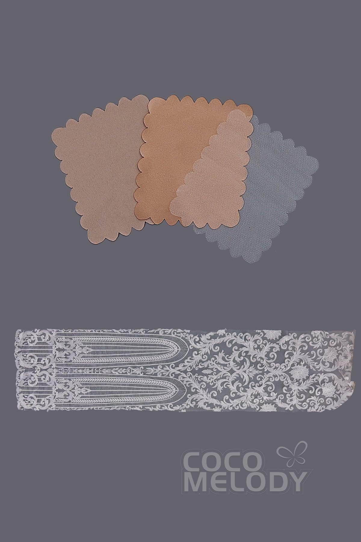 Bridal Gown LD4722 Fabric Swatch SWWD18003 - COCOMELODY