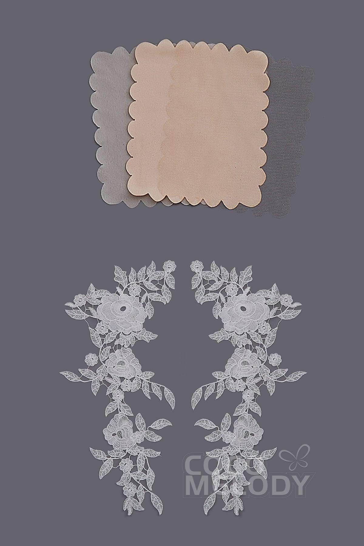 Bridal Gown LD4534 Fabric Swatch SWWD18004 - COCOMELODY