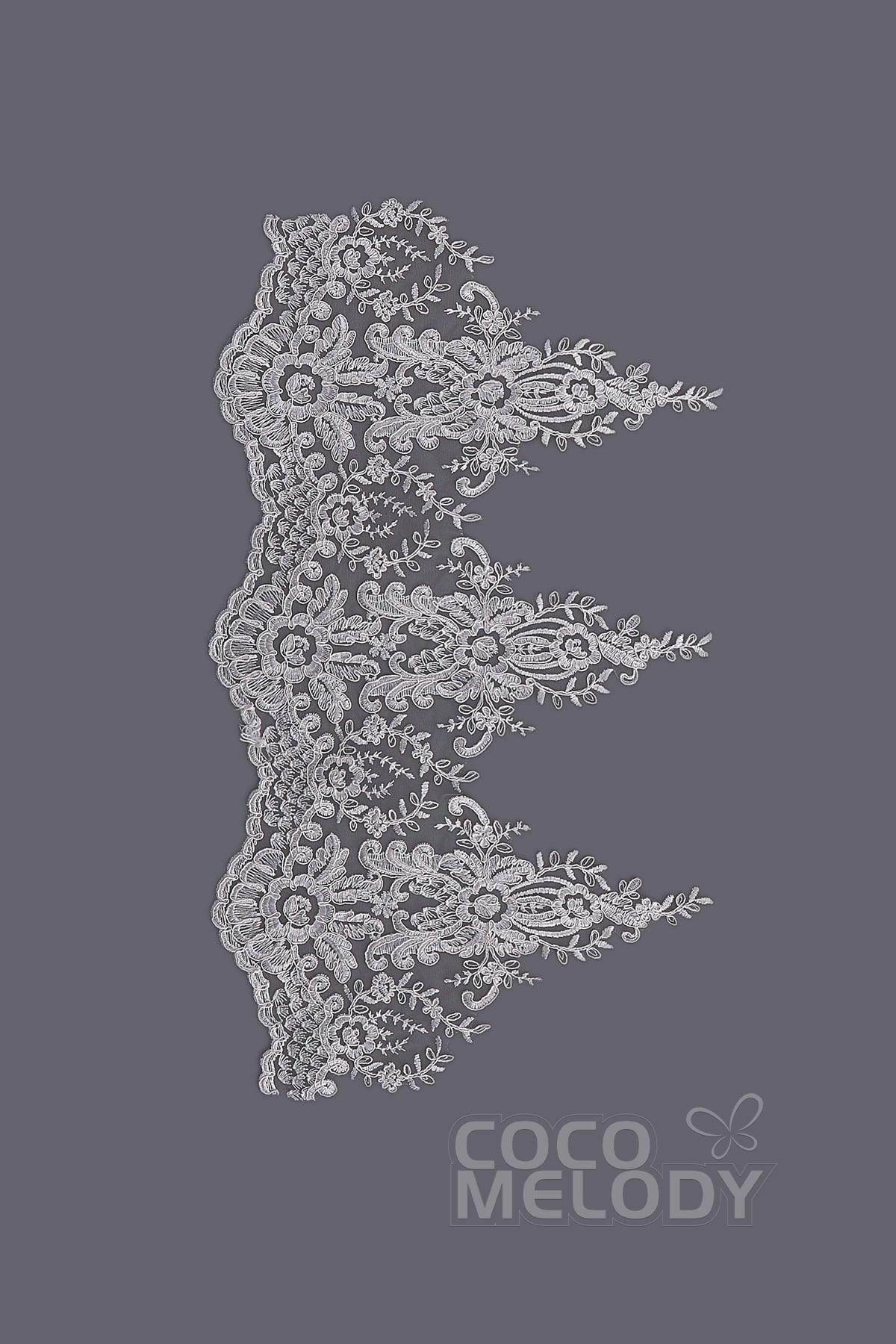 Bridal Gown LD3905 Fabric Swatch SWWD18008 - COCOMELODY