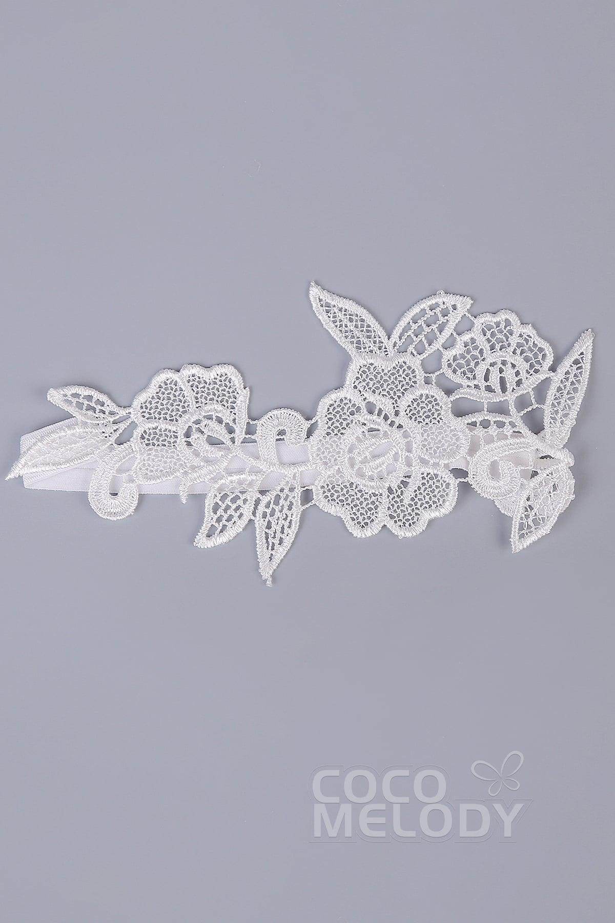 Lace Wedding Garter WD17014 - COCOMELODY
