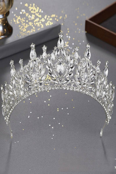 Alloy Tiaras with Rhinestone 846805236227 - COCOMELODY