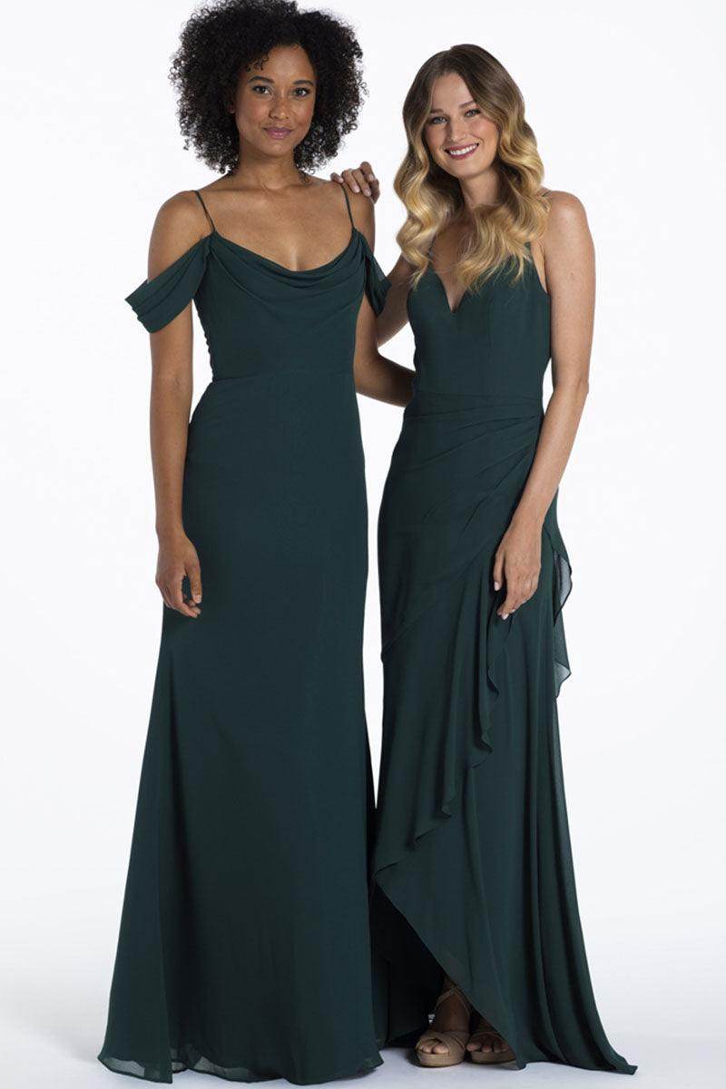 A-Line Maxi Chiffon Bridesmaid Dress 710990227259 - COCOMELODY