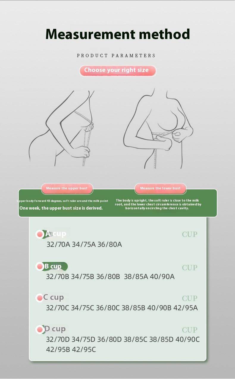 Deep U-shaped invisible bra One piece strapless super tucked-in wing traceless 691292759521 - COCOMELODY