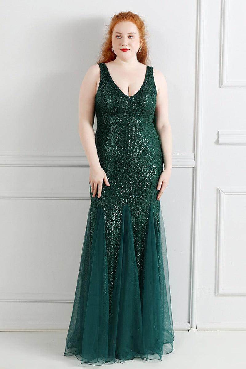 Trumpet-Mermaid Floor Length Evening Dress 647041333367 - COCOMELODY