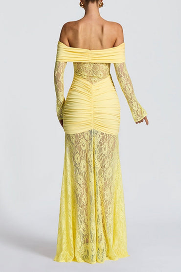 Sheath Column Maxi Lace Formal Evening Dresses 956035458261