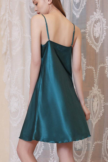 Cowl Neck Short Slip Dress 680778725969 - COCOMELODY