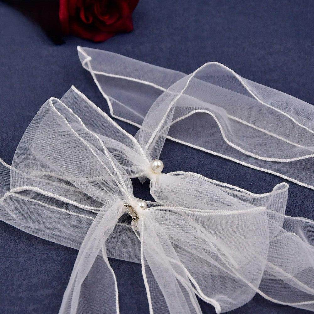 Dreamy sweet bow shoulder dress with halter Fairy dress accessories 694115158993 - COCOMELODY