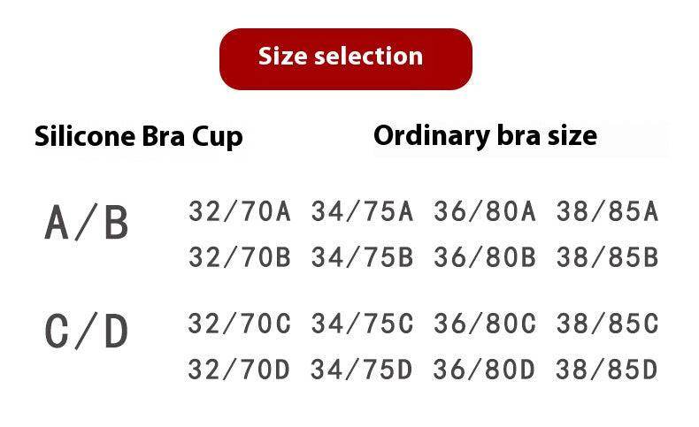 Breast adhesive pull together breast adhesive silicone lift invisible lift anti-exposure silicone bra wedding dress special 578693024872 - COCOMELODY