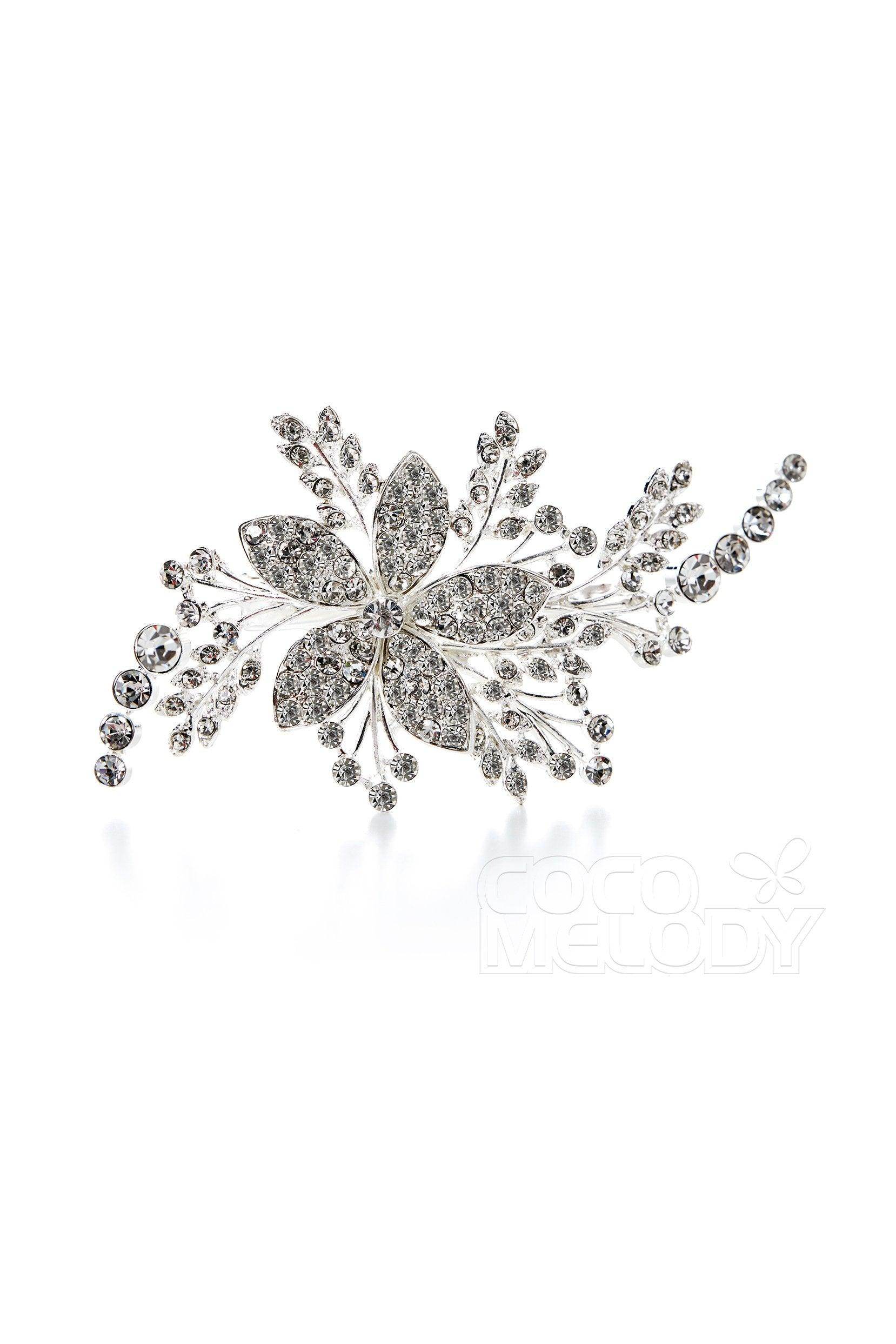 Classical Alloy Hairpins with Rhinestone AH17006 - COCOMELODY