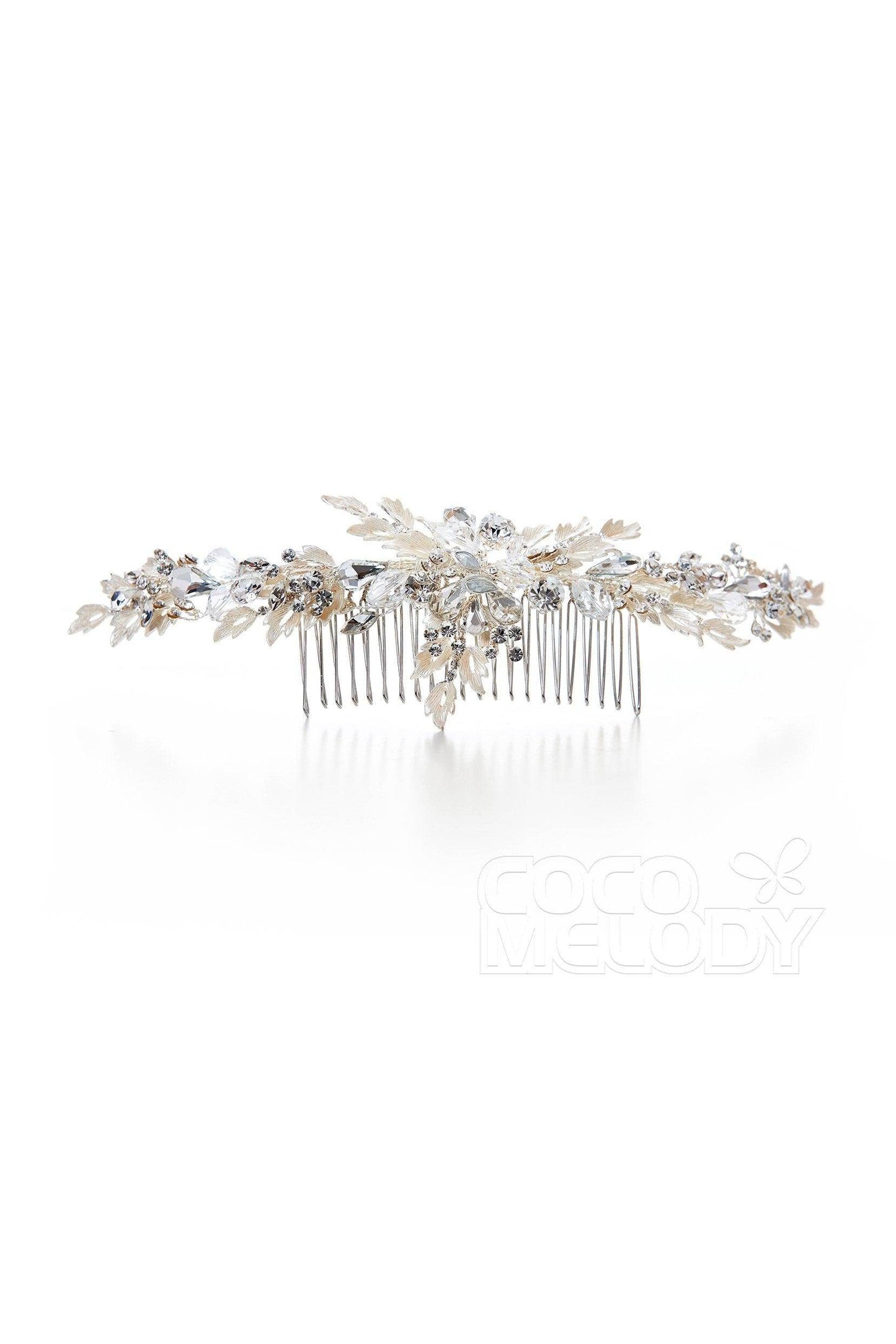 Latest Alloy Hair Combs with Rhinestone AH17034 - COCOMELODY