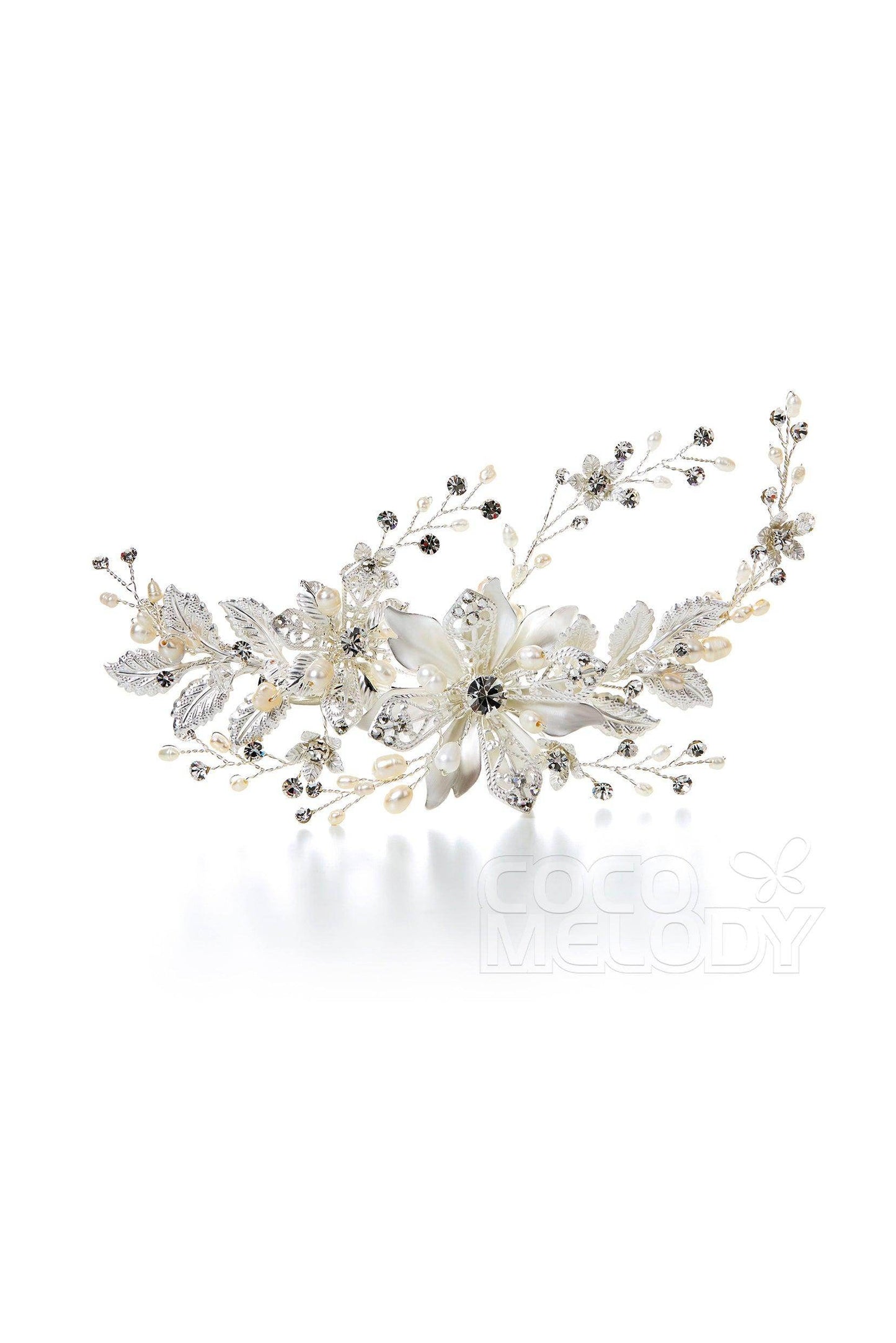 Luxurious Alloy Hairpins with Imitation Pearl AH17041 - COCOMELODY